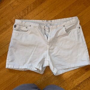 Tommy Hilfiger White Denim Shorts